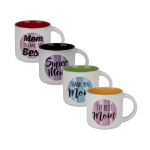 Mug - Mothers Day, Two Tone Inner, with Print 300ml